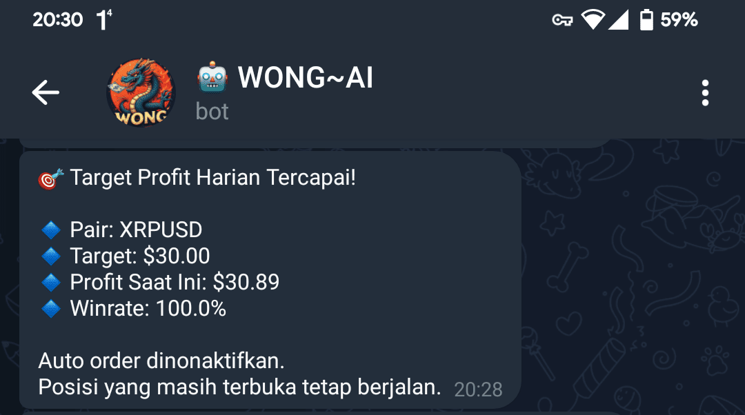 Wong~AI Trading Bot Preview
